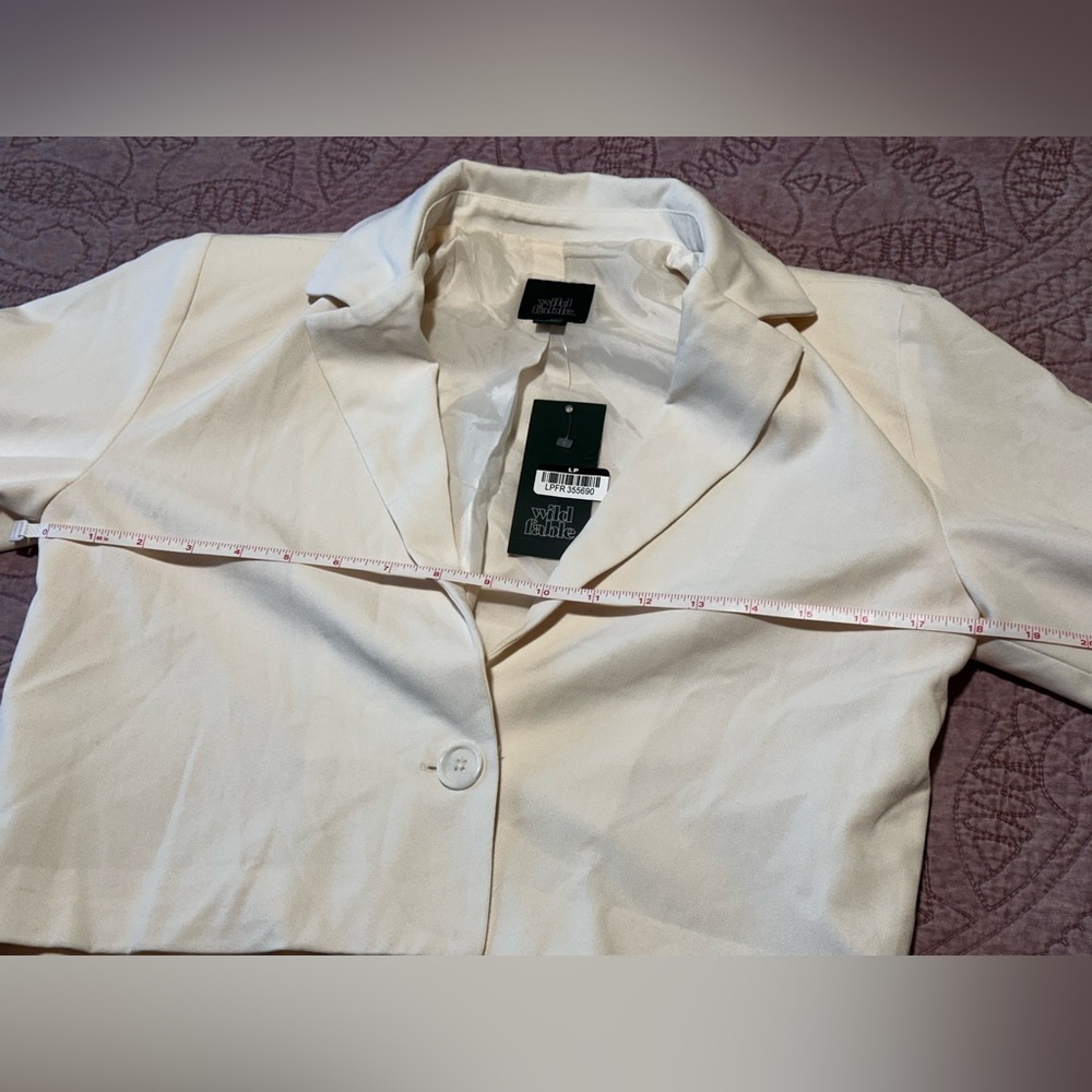 NWT Wild Fable Cropped Blazer - Picture 11 of 12